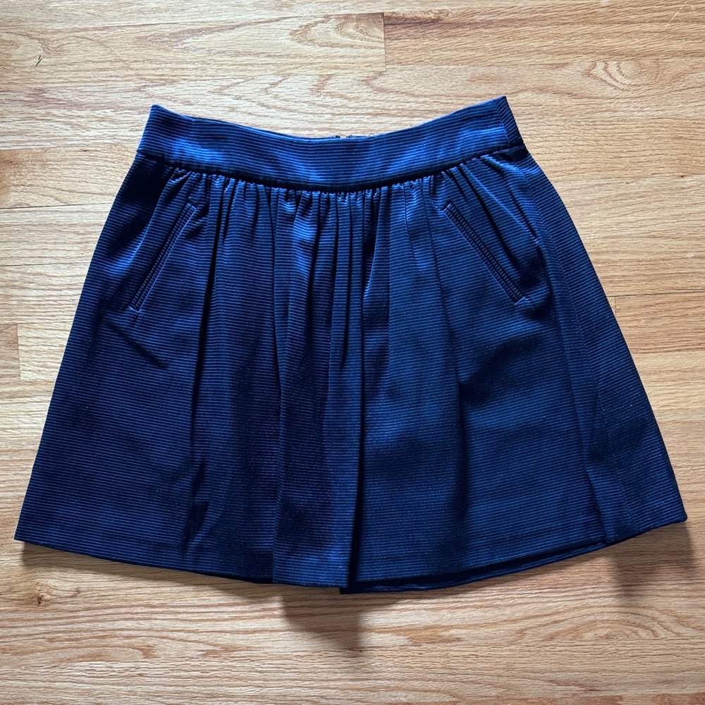 Banana Republic Blue Skater Mini Skirt